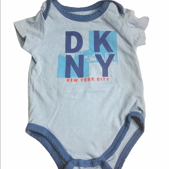DKNY Blue Onesies BUNDLE - Picture 3 of 5
